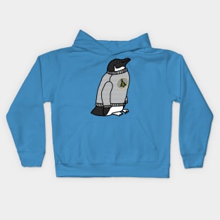 Penguin Loves Christmas Sweaters Kids Hoodie